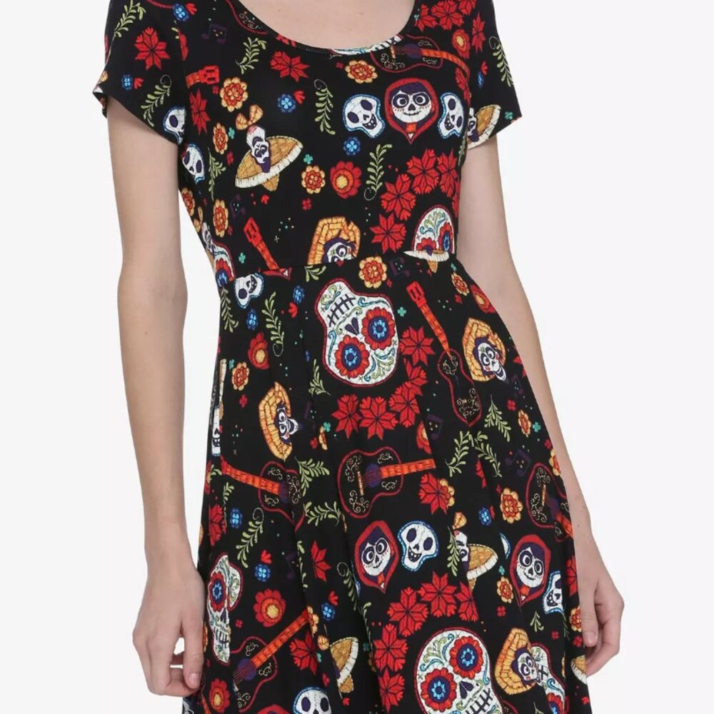 Hot Topic Disney Pixar Coco Back Lace Dress